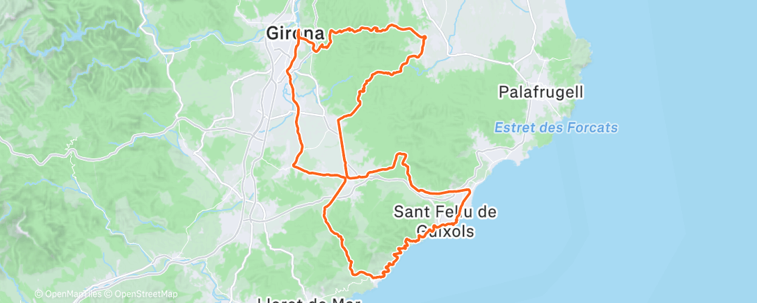 Map of the activity, Morning Ride