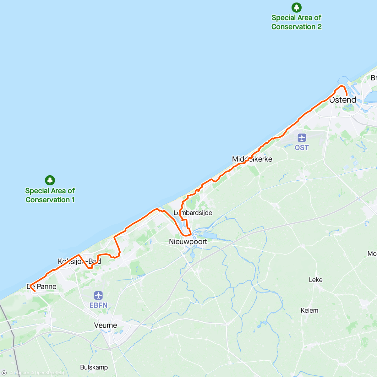 Map of the activity, Coast walk 2024 ☀️🌊⛵️🚶‍♀️🥾