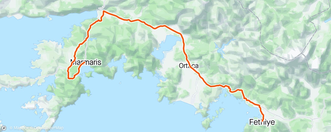 Map of the activity, Tour of turkey stage 3