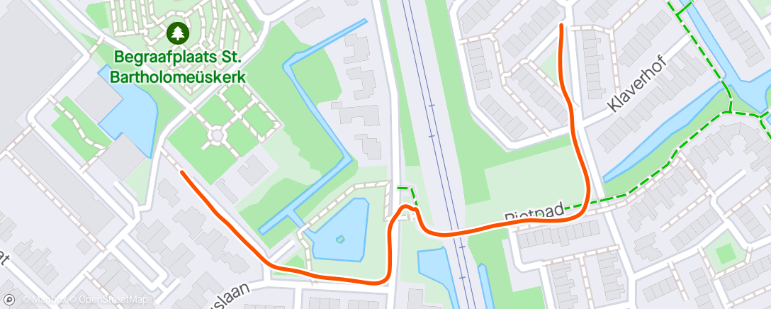 Map of the activity, Voorhout