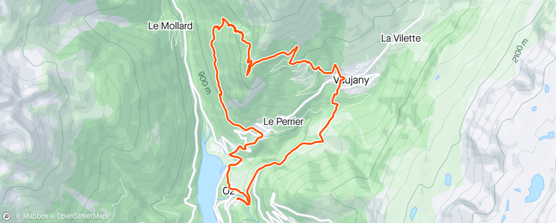 Map of the activity, Up to the view point