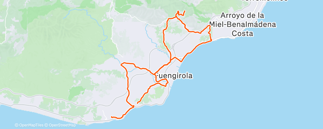 Carte de l'activité Lunch Ride