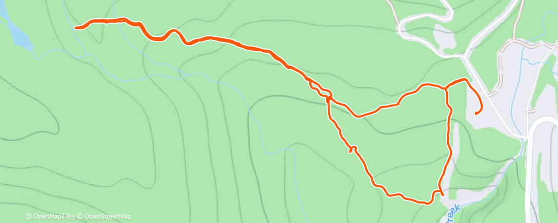 Map of the activity, A very snowy adventure ❄️
