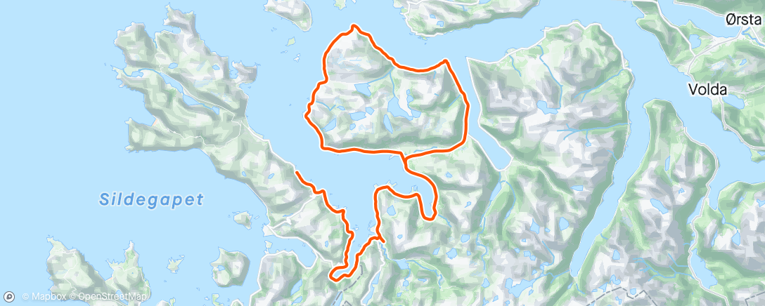 Map of the activity, Synste Møre med Ragnhild
