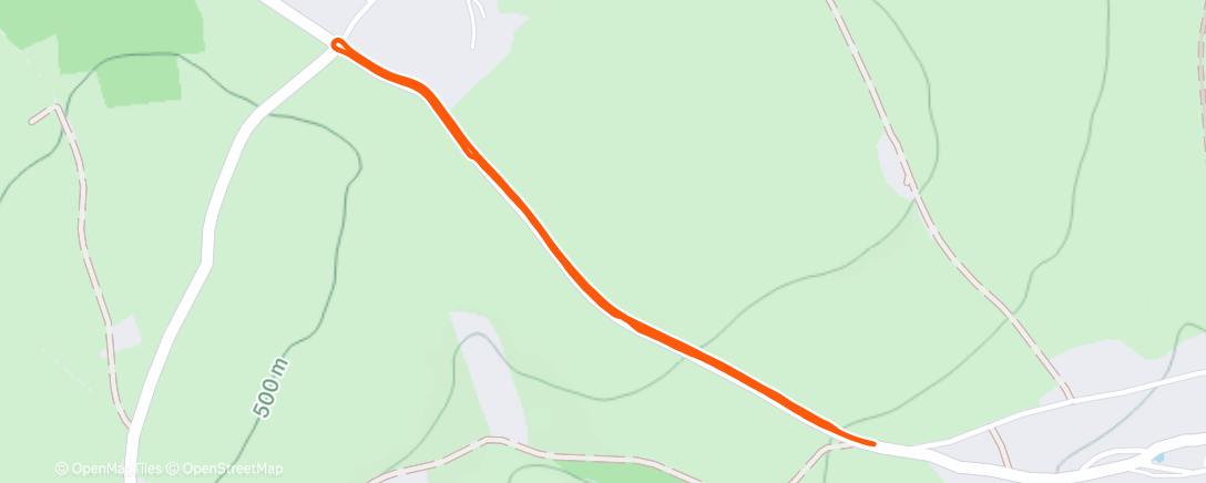 Map of the activity, Bergtraining