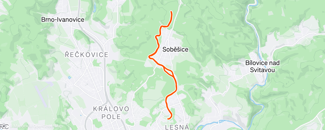 Map of the activity, proběhnutí