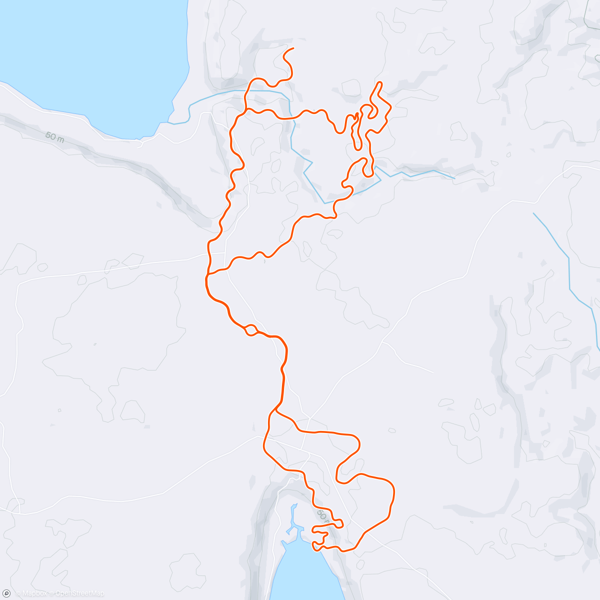 Map of the activity, Zwift - Flexible Free Ride in Makuri Islands