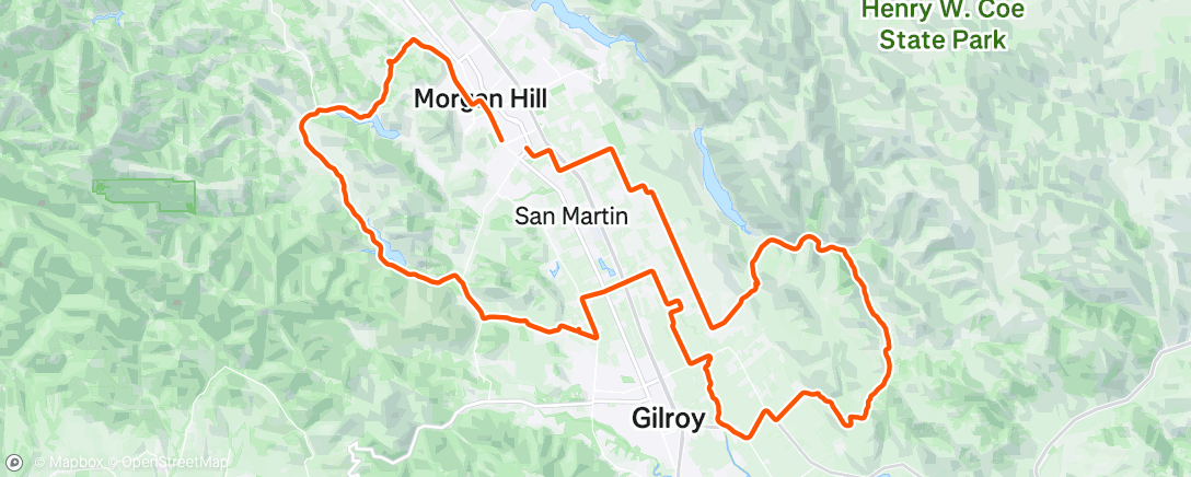 Map of the activity, Country ride 🇺🇸