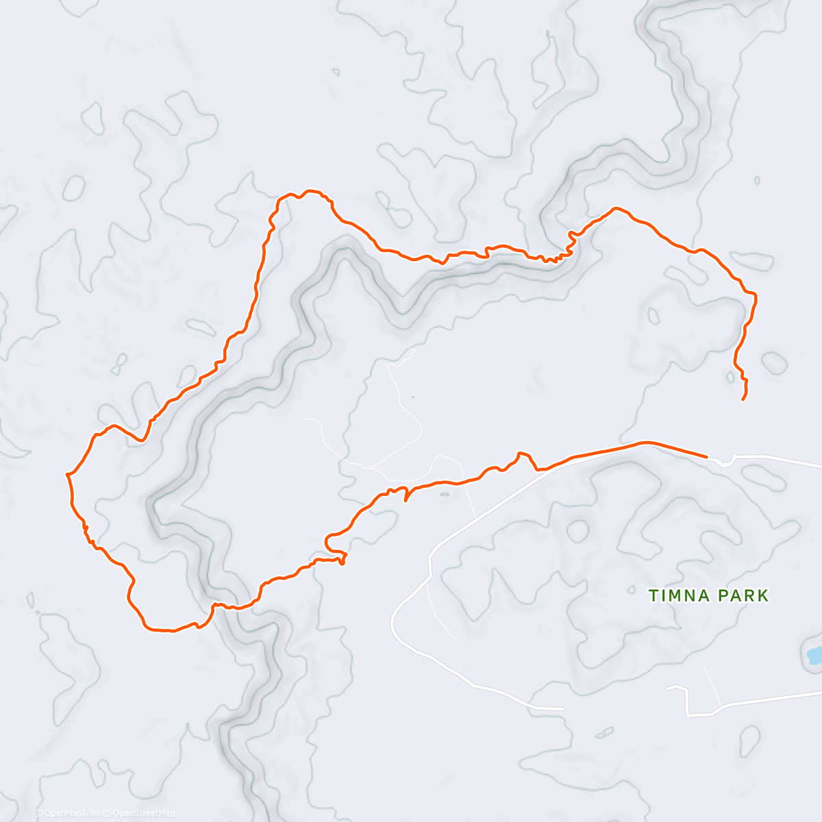 Map of the activity, צוקי תמנע