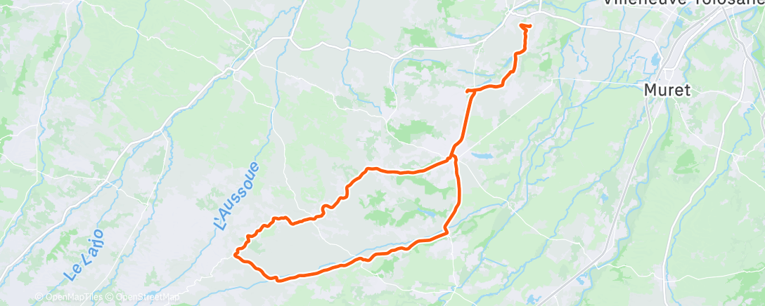 Map of the activity, Sortie endurance avec Fafa.