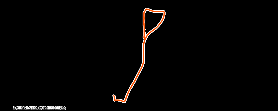 Mappa dell'attività Afternoon Run