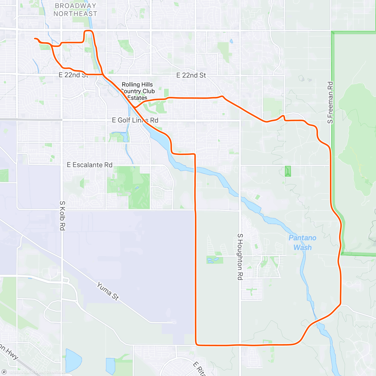 Map of the activity, Morning Ride