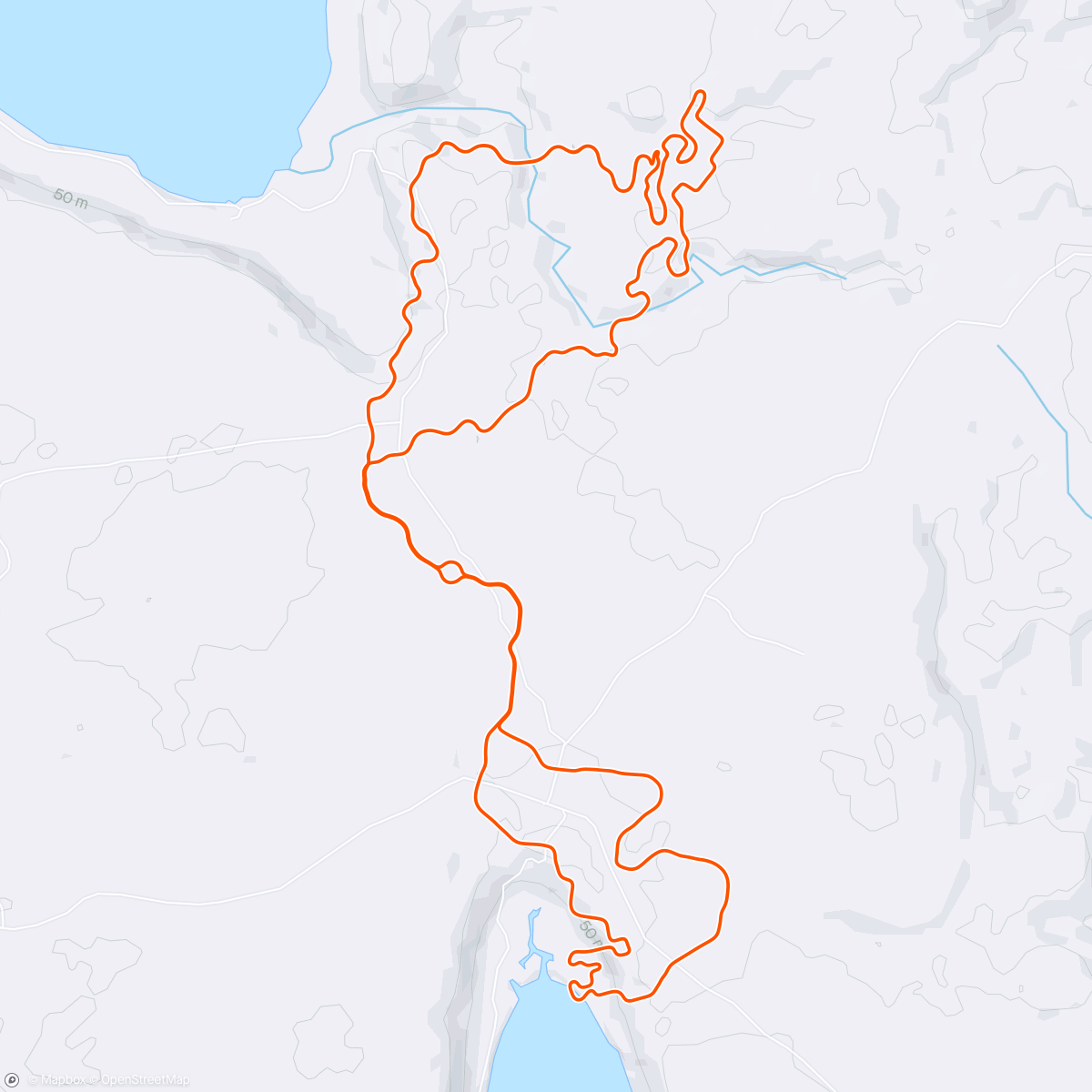 Map of the activity, Zwift - Pacer Group Ride: Castle to Castle in Makuri Islands with Bernie