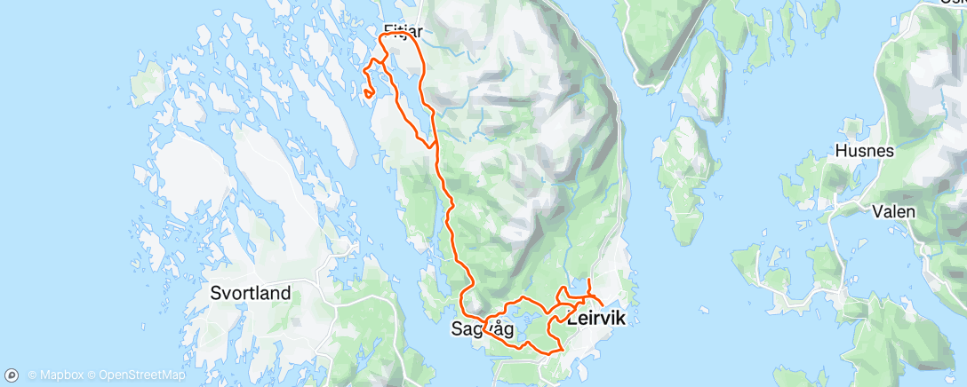 Карта физической активности (Morning Ride)