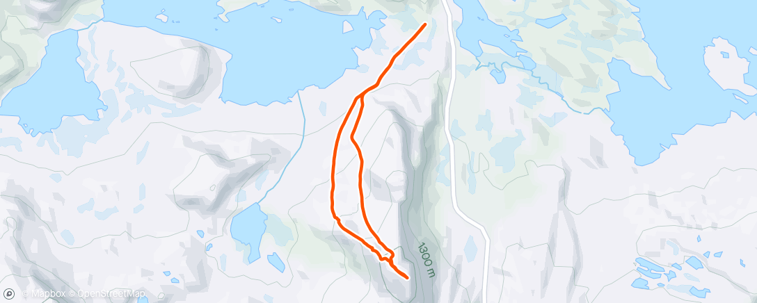Map of the activity, Randonee tur opp Bitihorn 🗻