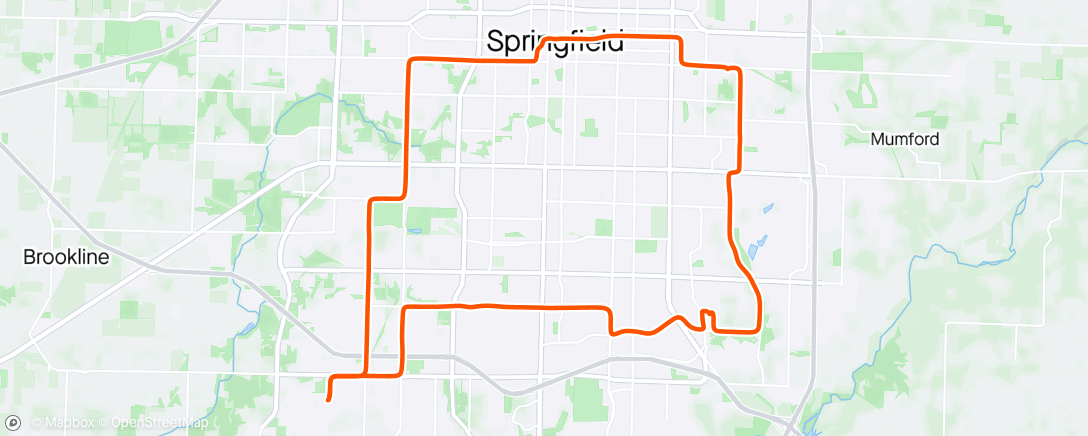 Map of the activity, Back on the skinny tires.