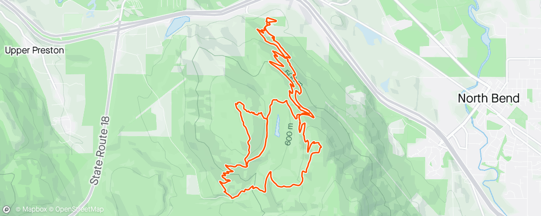 Map of the activity, Tahoma MTB Rippers