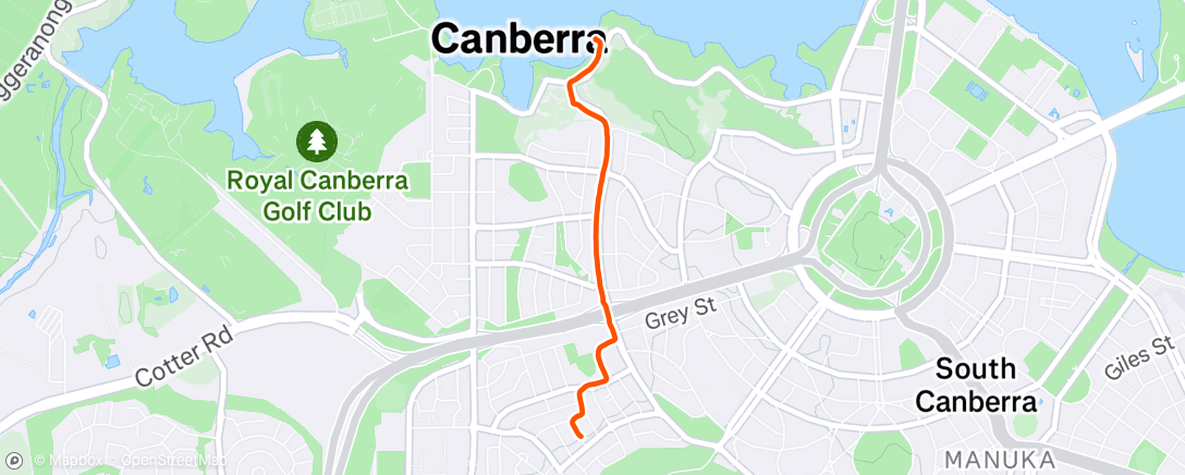 Mappa dell'attività Morning Run