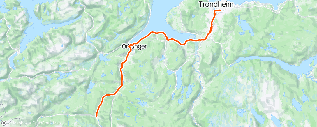アクティビティ「Rulla går videre」の地図