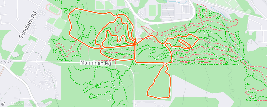 Map of the activity, Ski with Bae