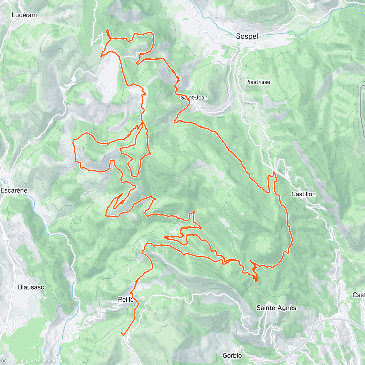 Map of the activity, Monaco Gravel UCI World Series - P2 🥈