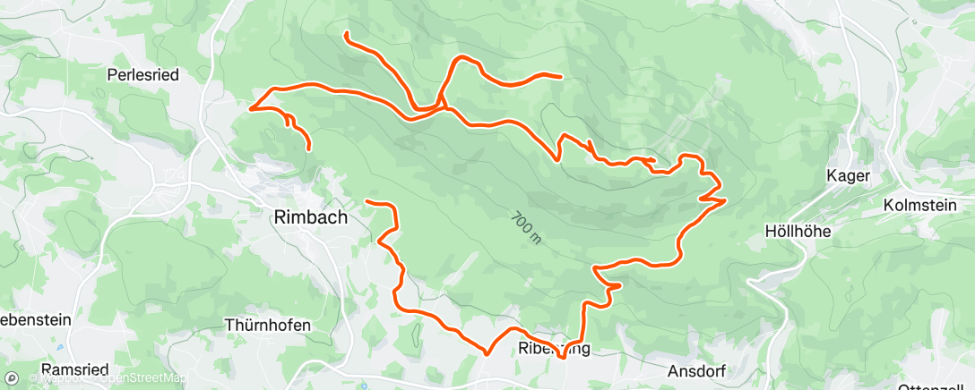 Kaart van de activiteit “Hausberg-Cross”