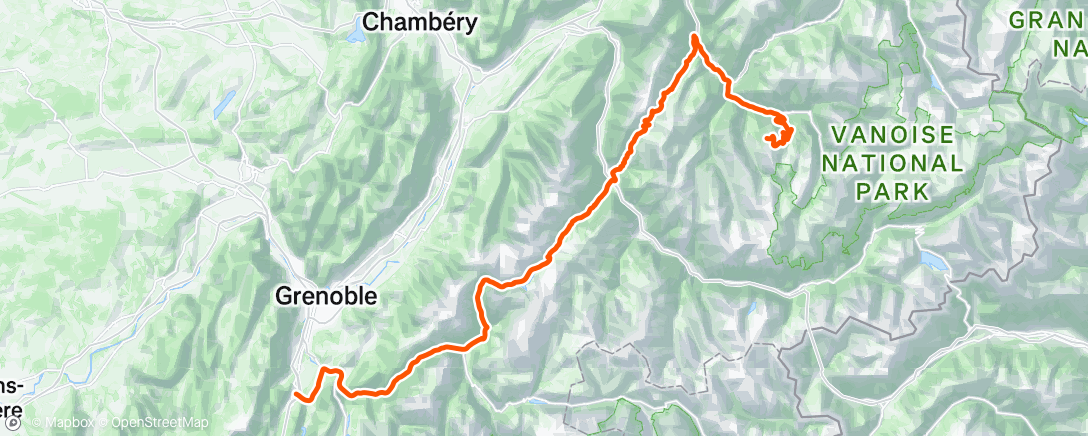 Map of the activity, TDF S18