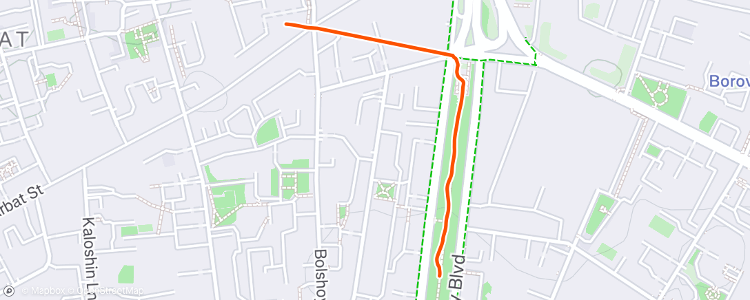 Map of the activity, По Арбату