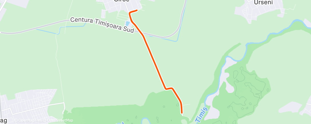 Карта физической активности (Afternoon Ride)