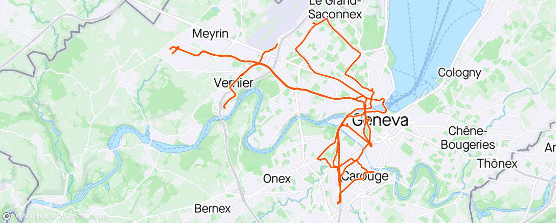 Map of the activity, Velopostale matinée