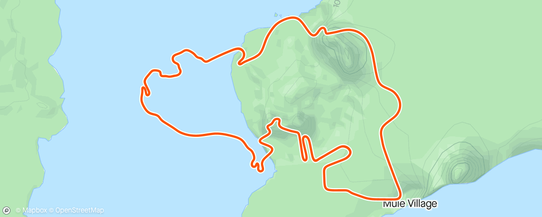 Mapa da atividade, Zwift - Explosive Power in Watopia