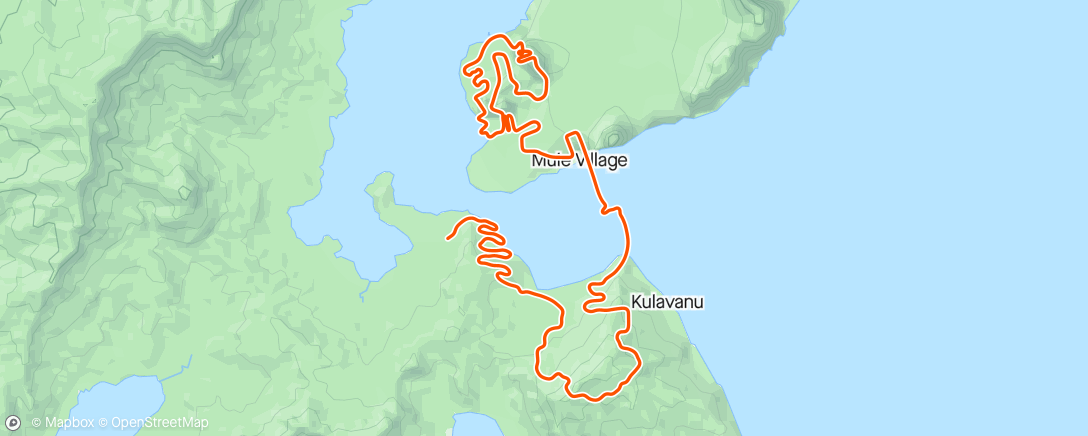 Map of the activity, Zwift - VO2 HR<  in Watopia