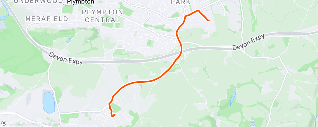 Map of the activity, Afternoon Ride