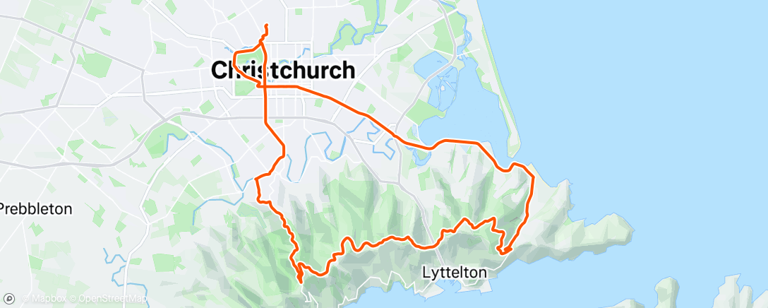 Map of the activity, Morning Ride