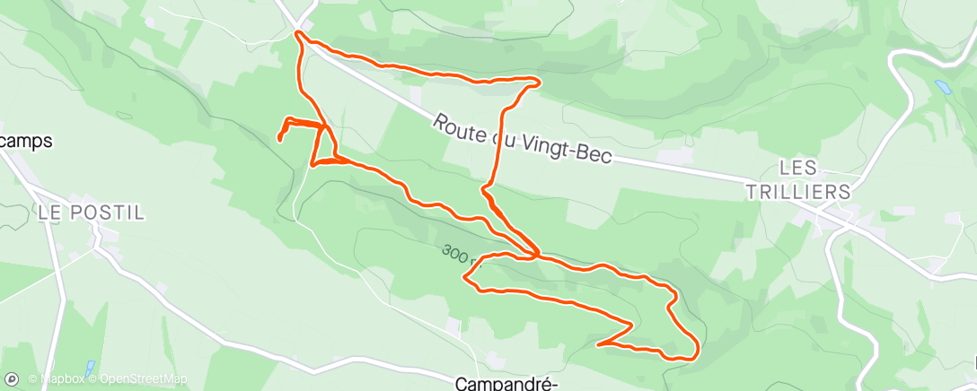 活动地图，58' run trail bosse + seuil 🚀🥵
Prépa de la sortie dominicale 🫡