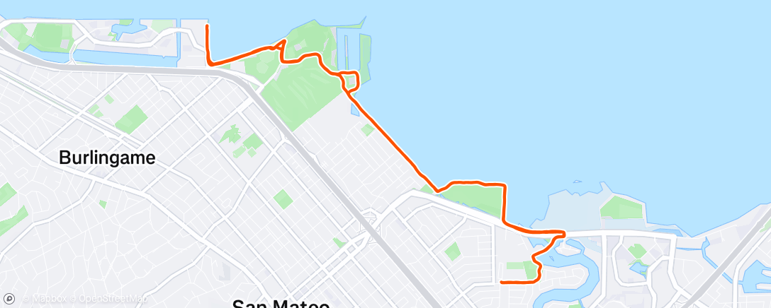Map of the activity, Afternoon Ride