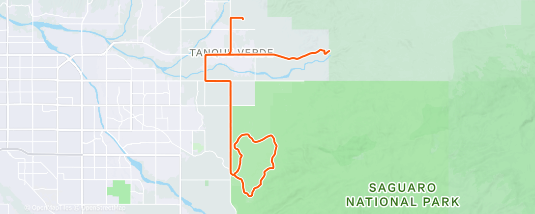 Mapa de la actividad (Morning Ride)