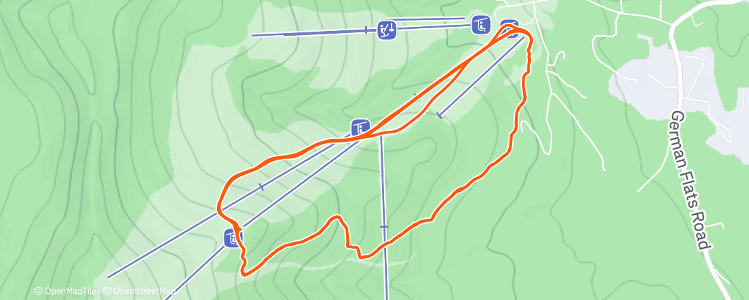 Карта физической активности (Racing Alex Hackel)