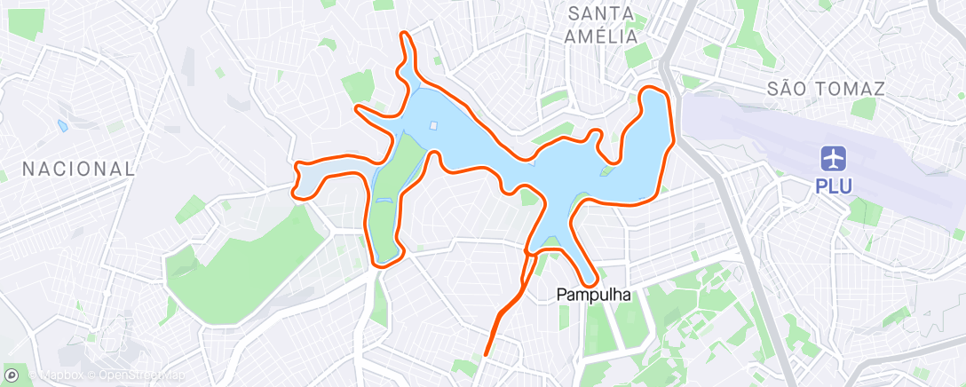 アクティビティ「Ciclismo」の地図