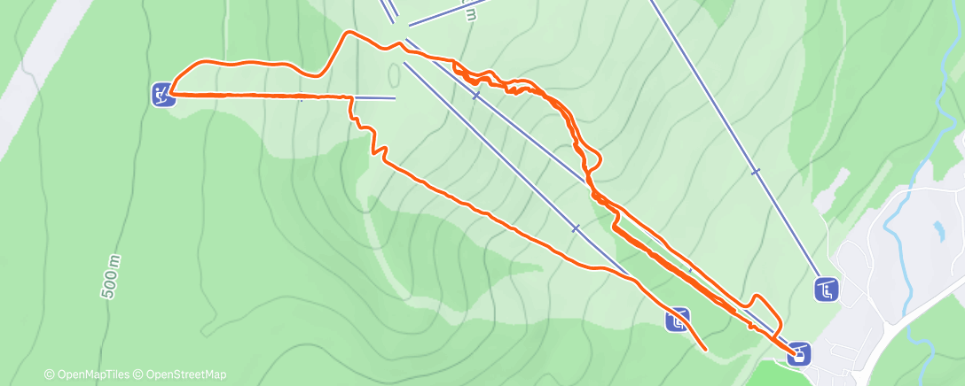 Map of the activity, 5x8’ r:2