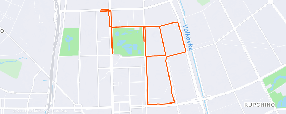 Карта физической активности (Morning Run)