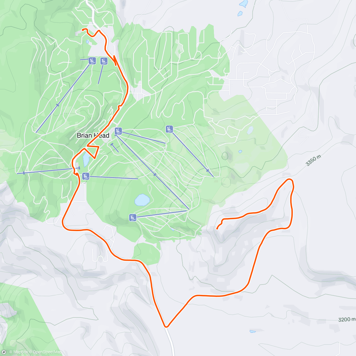 Map of the activity, Up