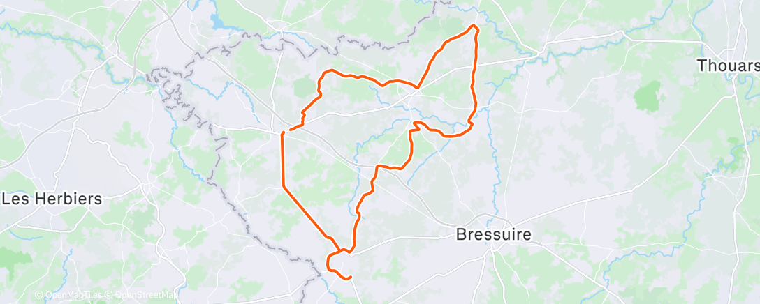 Map of the activity, Allez 1° de 2026 🚴 avec un objectif de 14 à 15 000 km