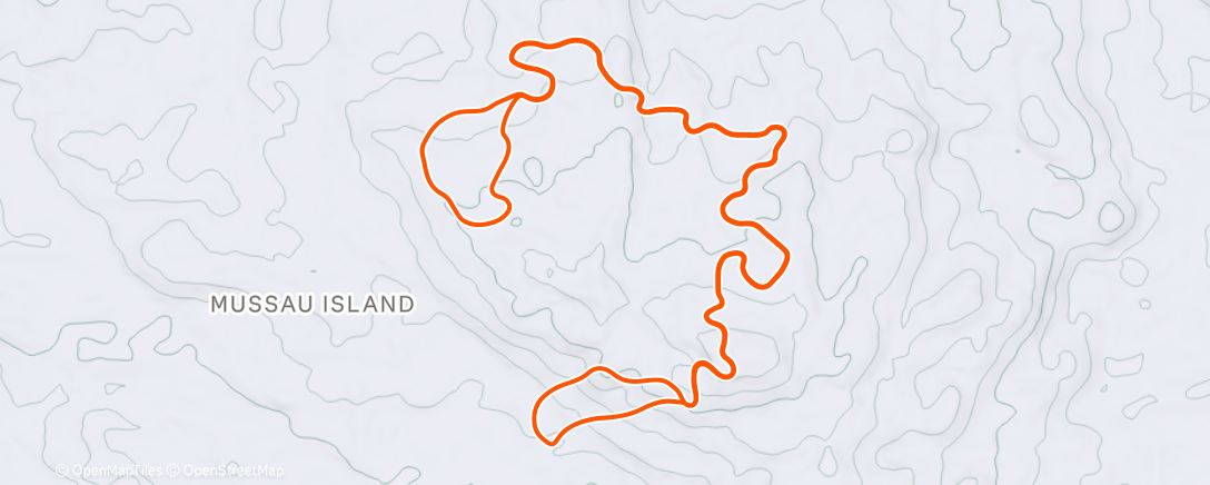 Map of the activity, TrainingPeaks Virtual - Two Lake Loop