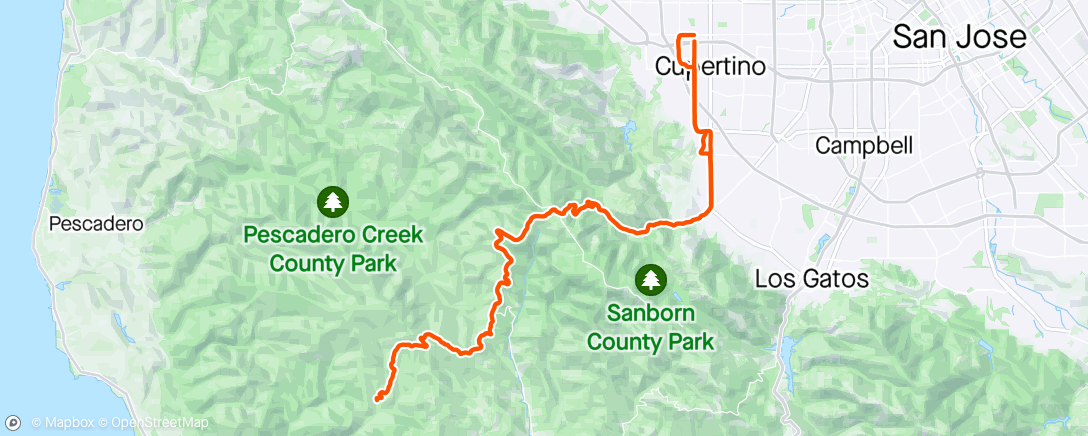 Map of the activity, Big Basin!