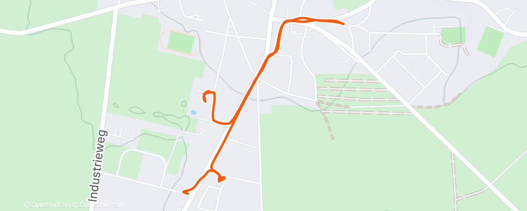 Карта физической активности (Spaziergang am Nachmittag)