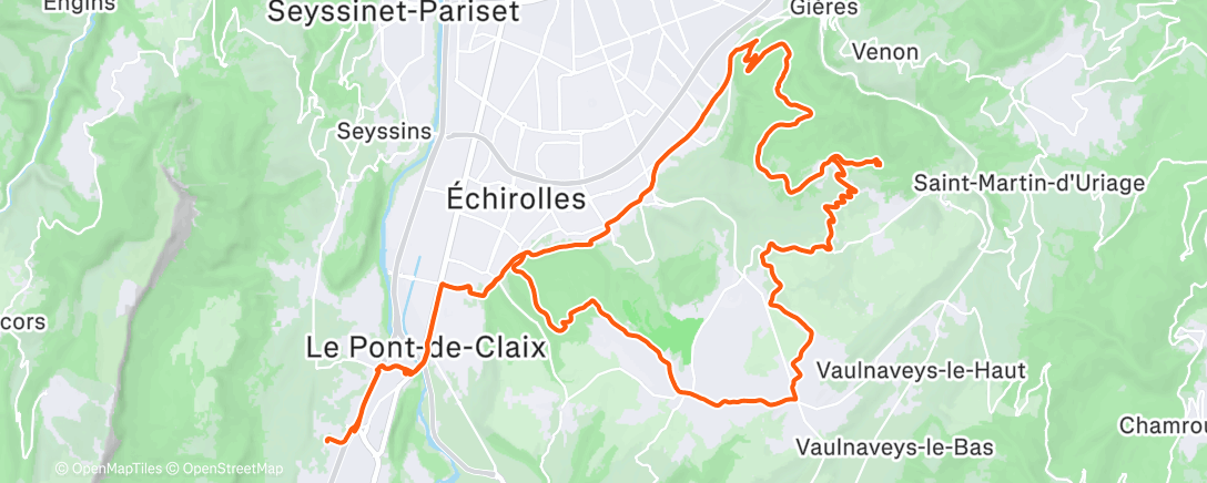 Map of the activity, 4 seigneurs - 🥶🥶