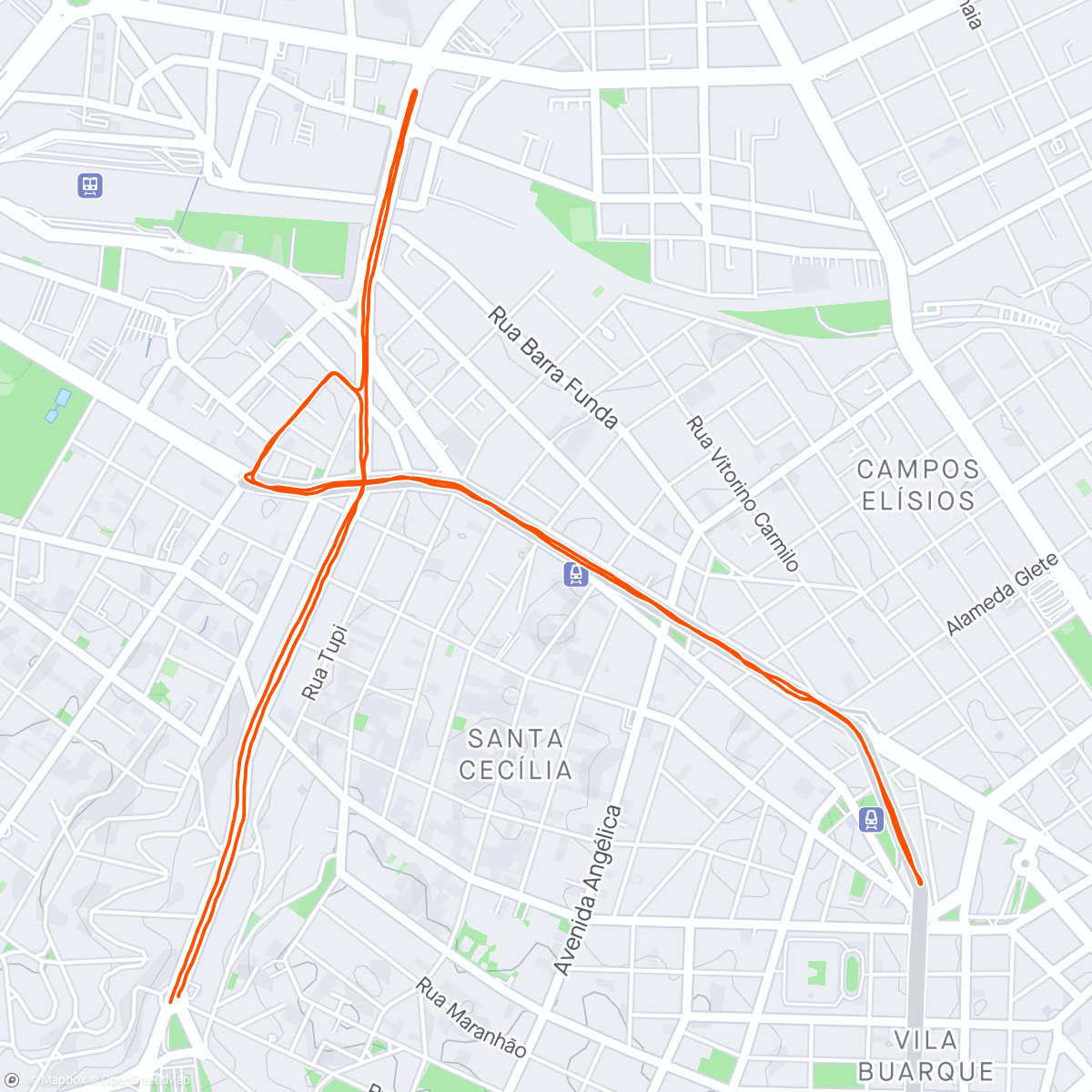 Mappa dell'attività Circuito das estações - primavera