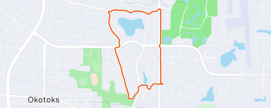 Карта физической активности (Afternoon Walk)