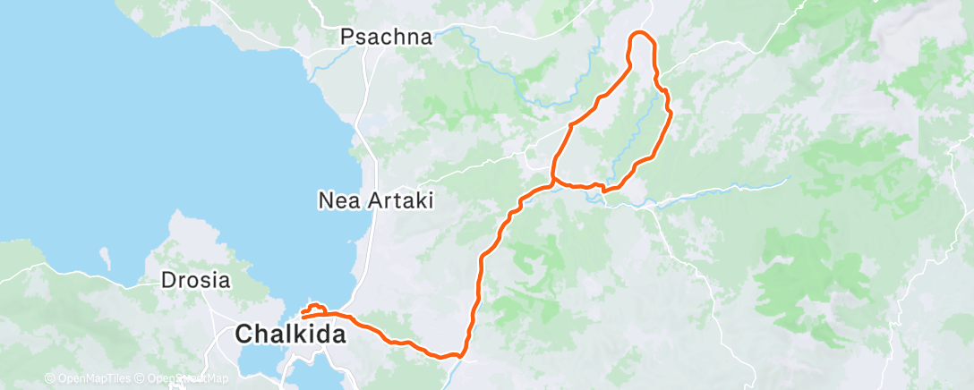 Map of the activity, Amphithea-Katheni